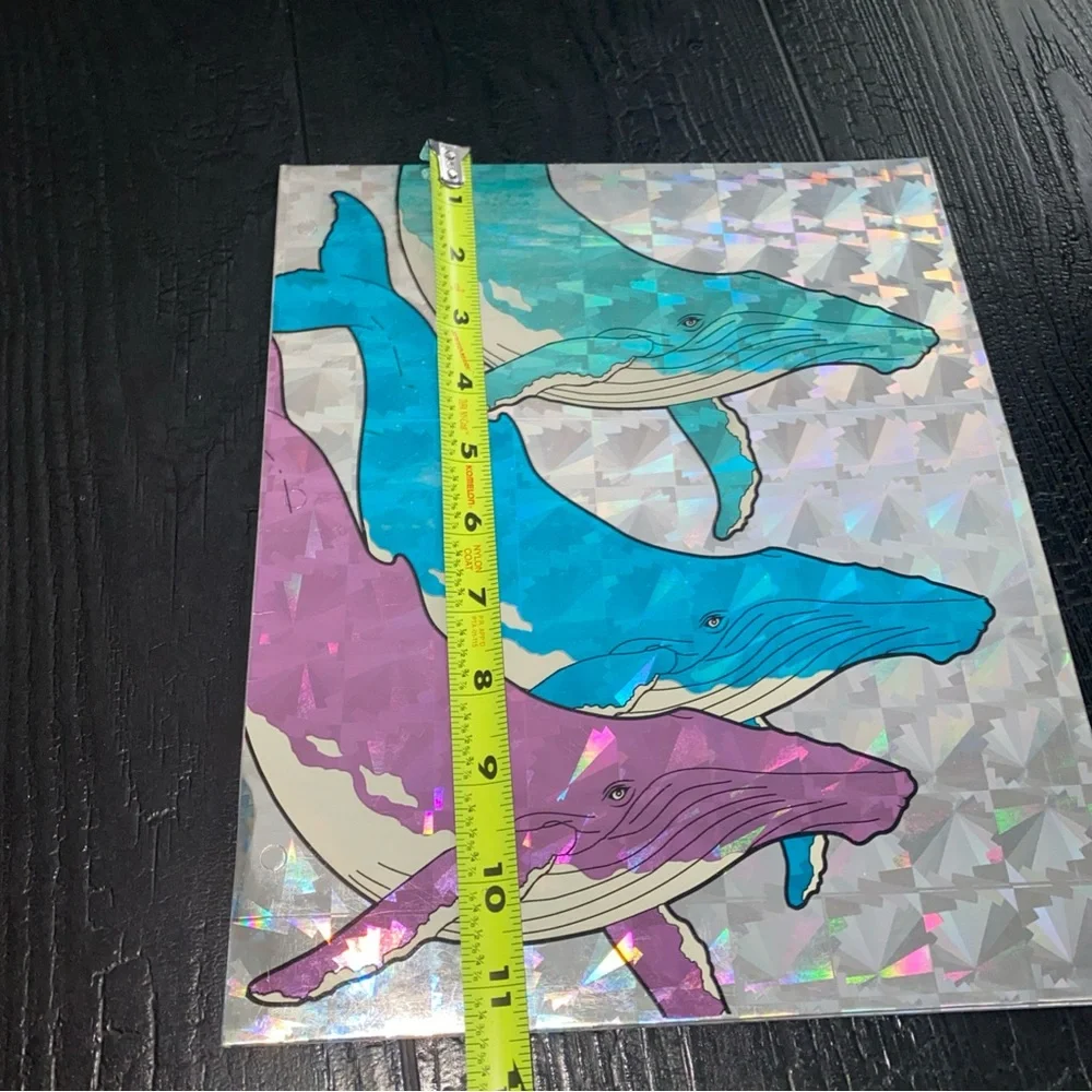 Vintage 1991 J&M School‎ Folder Portfolio Cool Critters Metallic